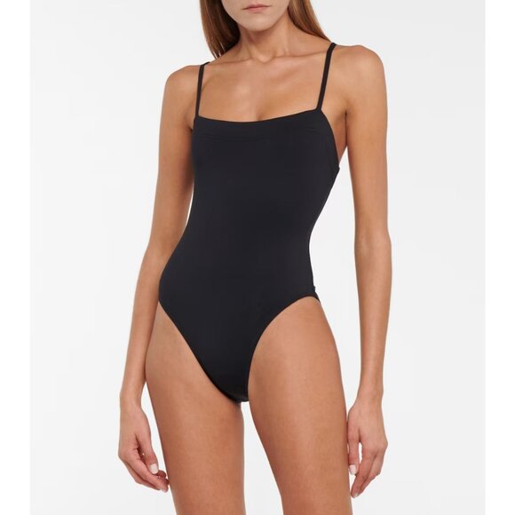 WARDROBE.NYC Black Spaghetti Strap Swimsuit Size Medium NEW NWT - Picture 4 of 5